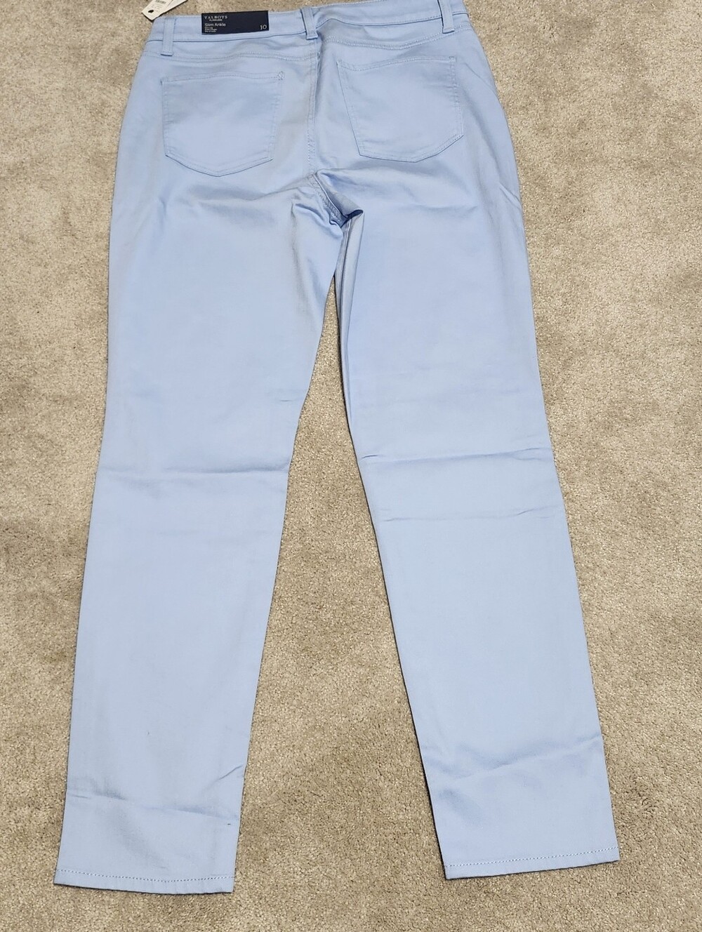 NWT Talbots Flawless Slim Ankle Light Blue Jeans Women's Size 10 Originally $95 - Picture 3 of 6